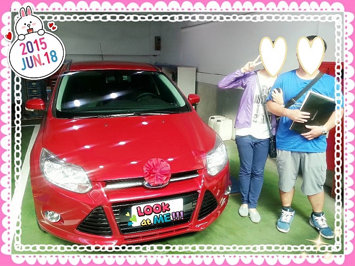 看了電視廣告，買了Focus 4門汽油運動型(已交車)