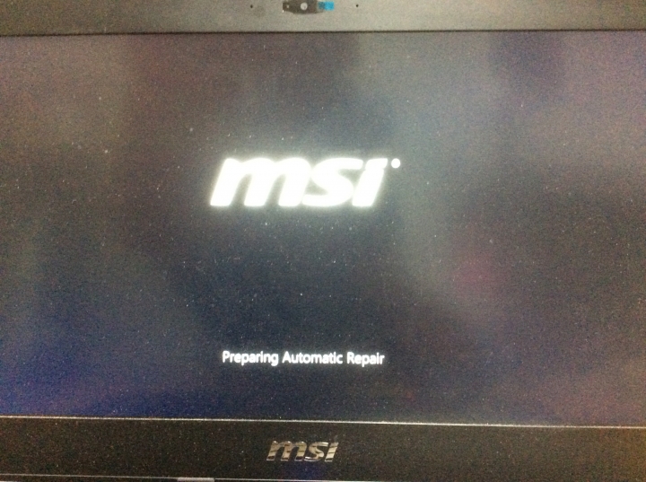 msi gs60 突然藍屏