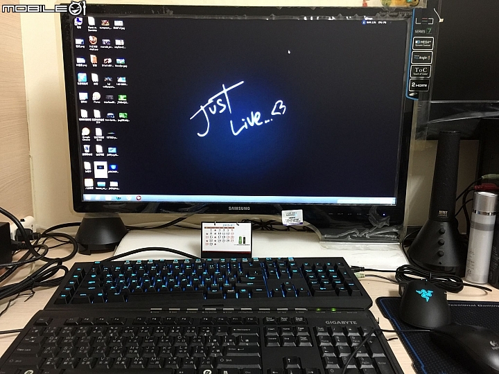 ［開箱］只能勇敢之敗下去就對了１０３Ｋ電腦（含ＲＡＺＥＲ鍵盤滑鼠）分享