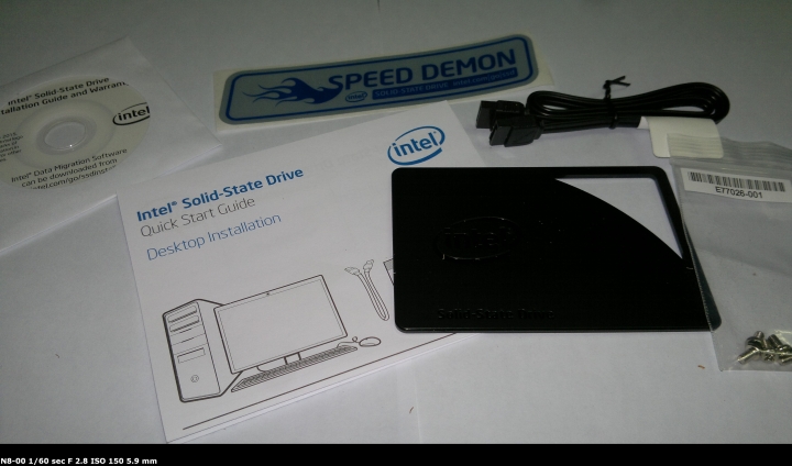 [開箱測試]Intel SSD 535 120GB開箱測試