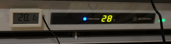 Panasonic LX40 LX28 LX22 C22 出風口溫度測試