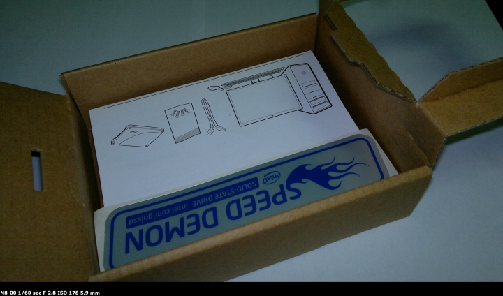 [開箱測試]Intel SSD 535 120GB開箱測試