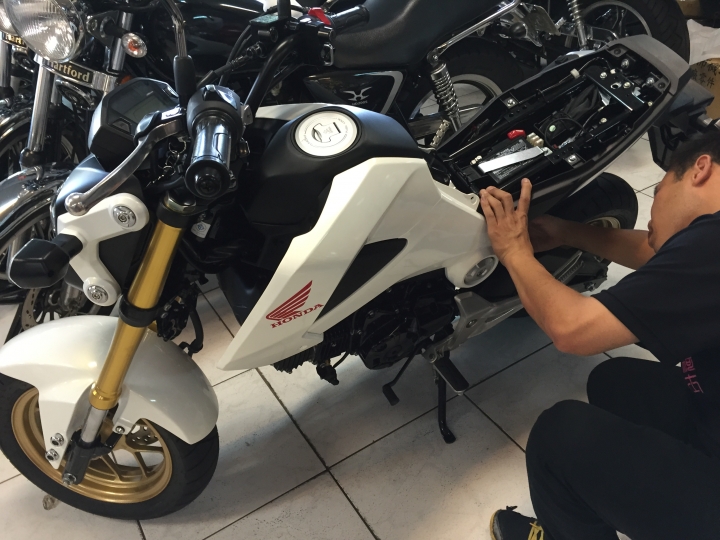 MSX125小開箱 + 後車箱 + 部品分享