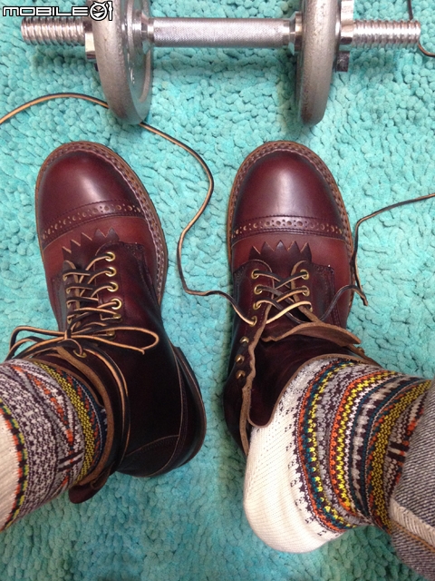 [緋紅女巫] White'sBoots BountyHunter Burgundy&RedDog