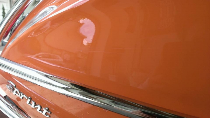 Vespa Sprint 125 女友的小夢想，外加懶人洗車的好幫手，6H石英結晶鍍膜一次搞定