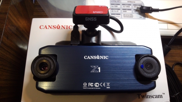 (新增兩倍壓縮韌體測試)車牌辨識王 CANSONIC Z1 (140度廣角+50米望遠鏡頭)+完全斷電停車監控 ~~~簡易開箱~~