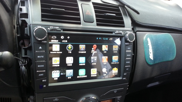 Altis 10.5代原廠音響DIY更換 8吋安卓觸控導航機