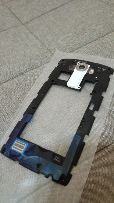 〈G4黑色皮革背蓋+白色陶瓷背蓋>入手*新增黑白配