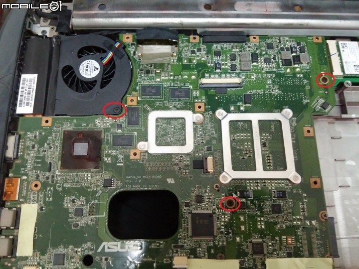 [分享]ASUS A40JP 換風扇+換散熱膏+換INTEL AC7260 雙頻無線藍芽卡