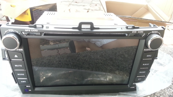 Altis 10.5代原廠音響DIY更換 8吋安卓觸控導航機