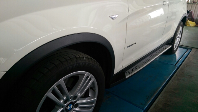 BMW F25 X3 車側登車踏板改裝