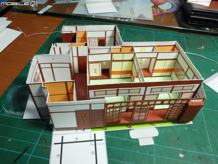 [作品分享](草壁家) 龍貓裡小梅的家,紙模型製作