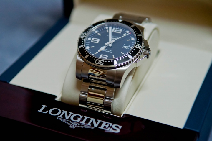 【開箱】浪琴深海征服者41mm