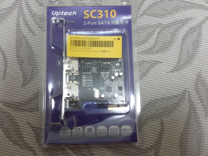 [開箱] 老電腦的飛翔升級~~Uptech UT230 & SC310 擴充卡開箱 (U3S6)