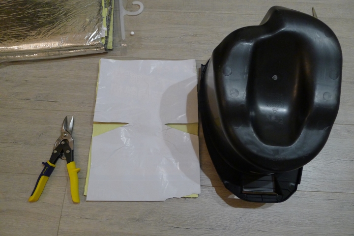 vespa primavera 車廂 鋁箔隔熱棉 加工