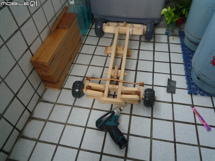 [分享]木製卡丁車 全木製齒輪版 不打鏍絲釘