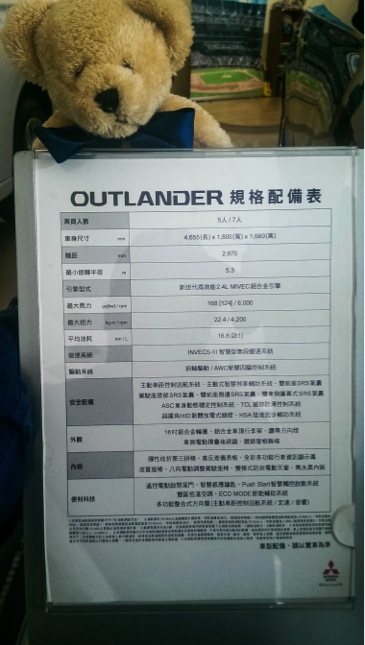 【創作】熊熊尋親記，Outlander賞車分享
