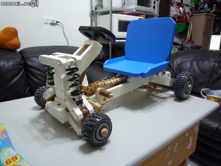 [分享]木製卡丁車 全木製齒輪版 不打鏍絲釘