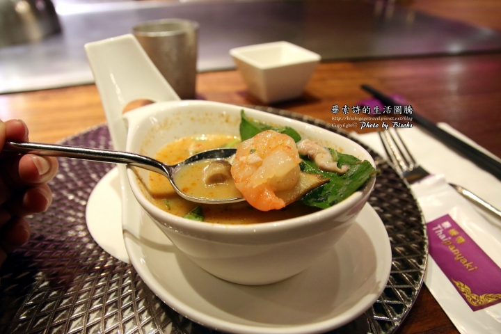 【食記】新菜單、新感受，泰式風格與鐵板燒的火花 ─ 泰板燒Thaipanyaki