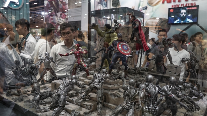 A7S 2015香港動漫節 MARVEL 模型實拍.
