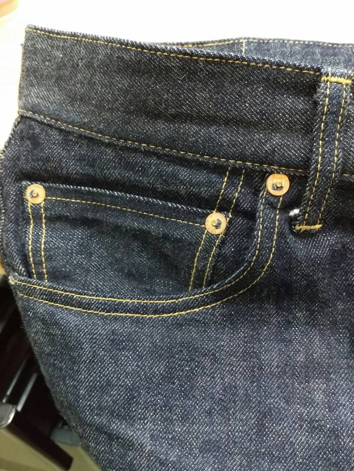 (開箱)Pherrow's 441 窄版原色牛仔褲