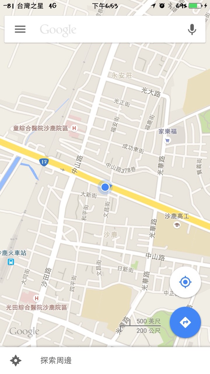 台灣之星在大台中地區收訊分享