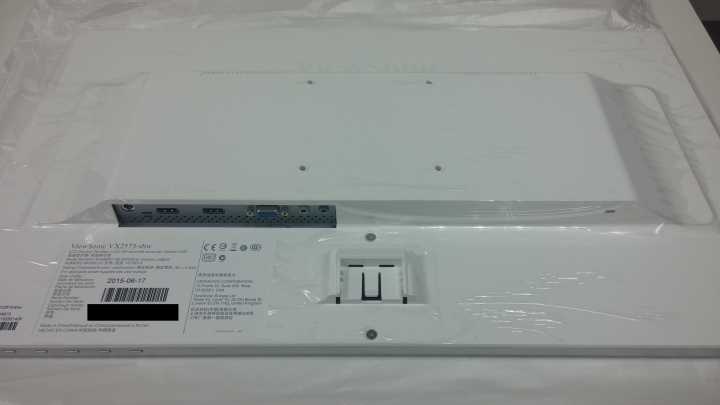 新分享25吋時尚大螢幕 ViewSonic VX2573-shw