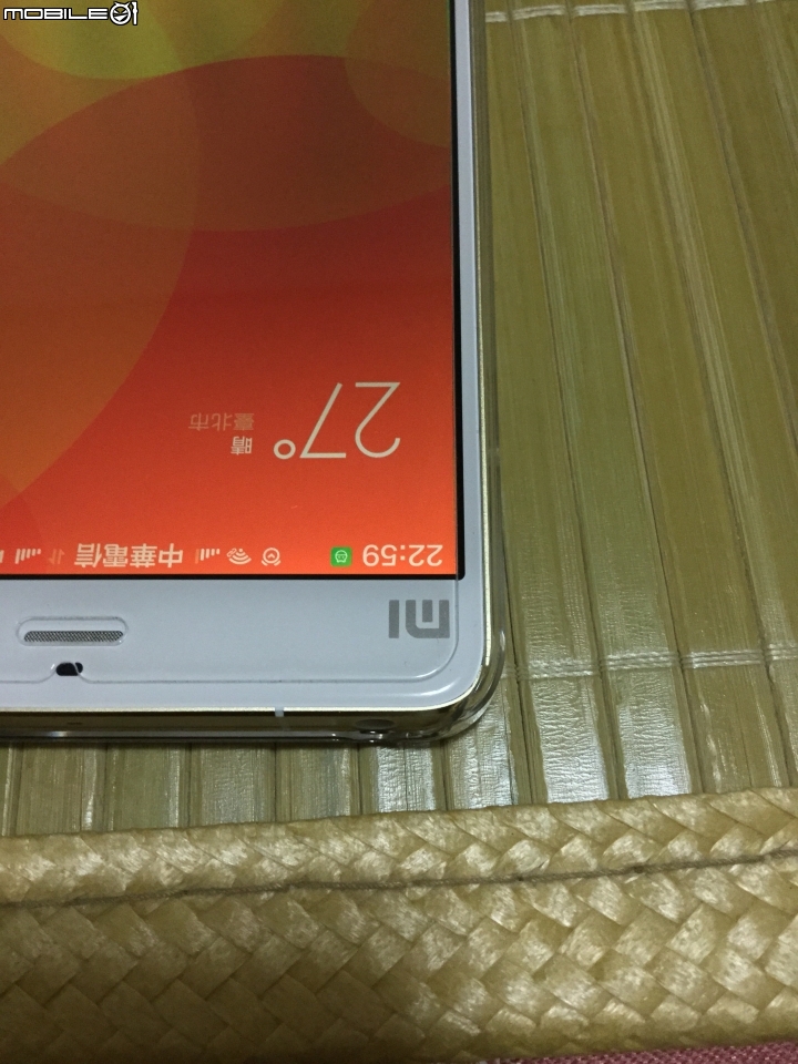 小米note頂配版64G金(7/24新增玻璃膜And透明殼and小狀況) 開箱