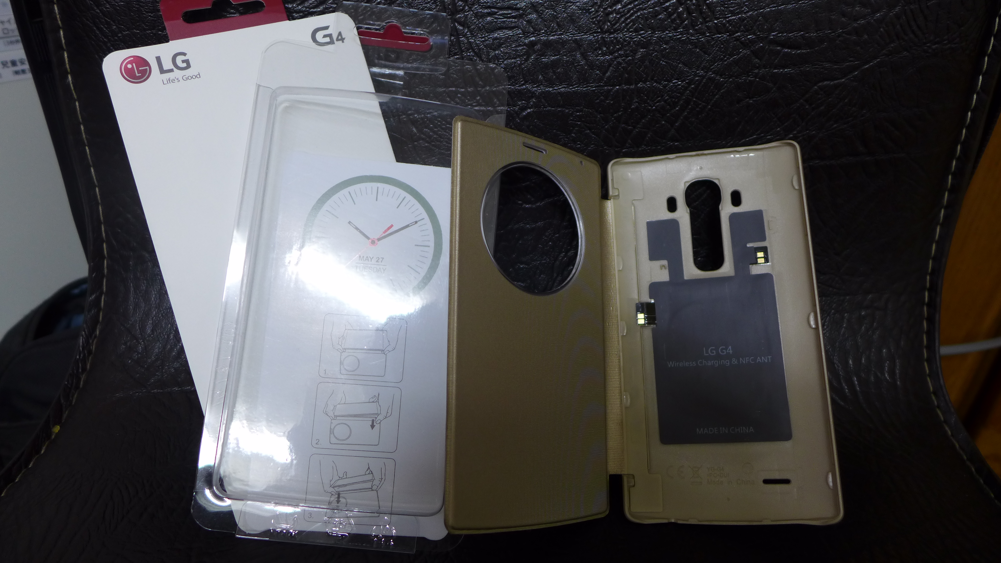 G4 簡易開箱 + 保護貼保護套