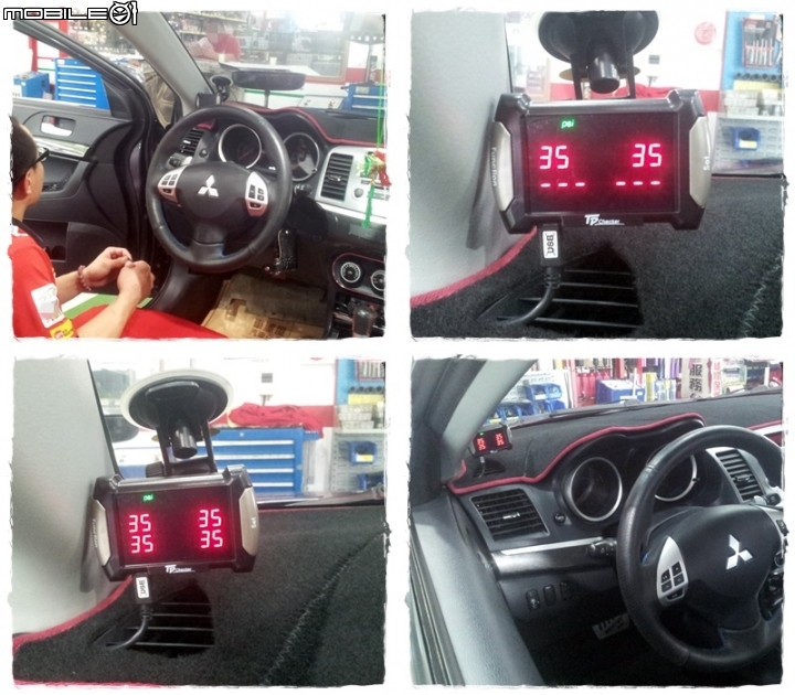 汽車百貨促銷活動，添購胎壓偵測器。