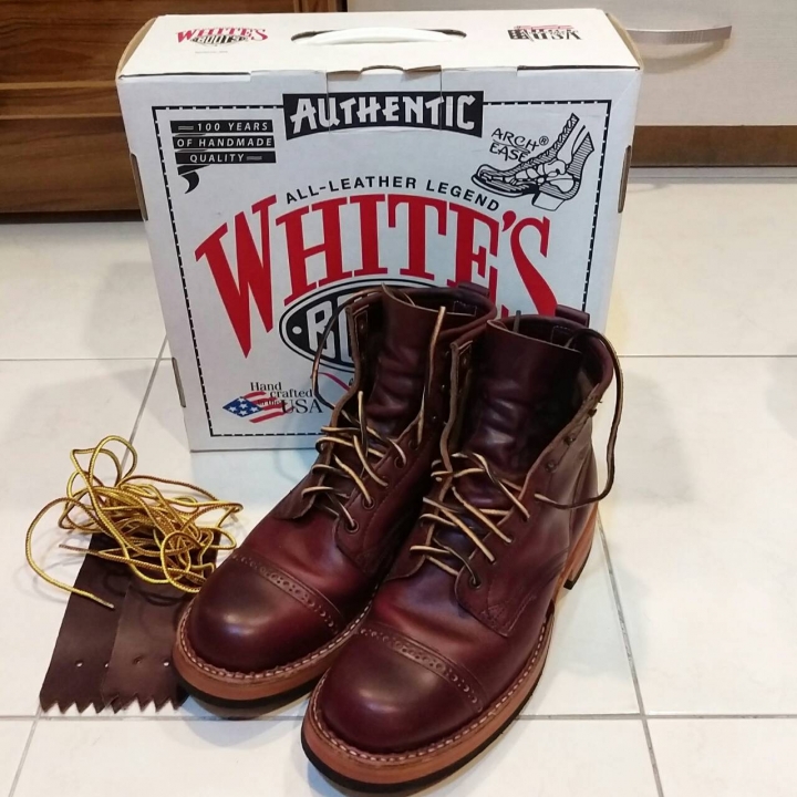 (小白新定番)WHITE'S  SMOKE JUMPER CAP TOE  BOOTS