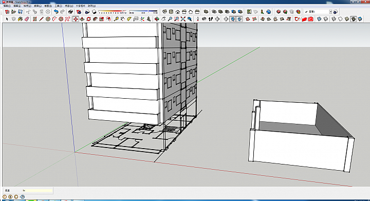 [分享] SKETCHUP 建築外觀模型建立