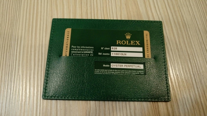 [開箱]人生第一支機械錶就上勞 ROLEX 116610LN