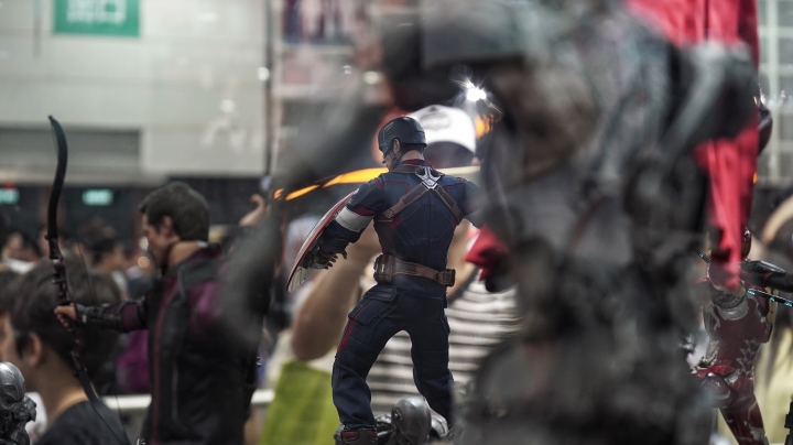 A7S 2015香港動漫節 MARVEL 模型實拍.
