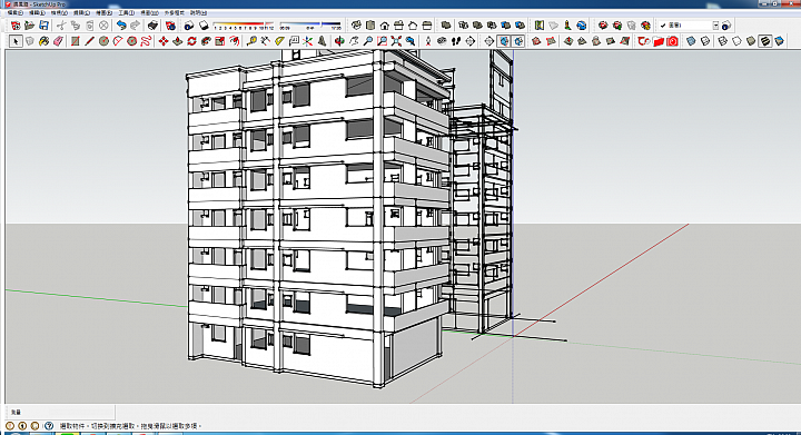 [分享] SKETCHUP 建築外觀模型建立