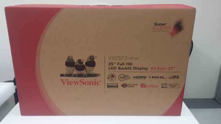 新分享25吋時尚大螢幕 ViewSonic VX2573-shw