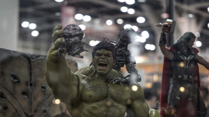 A7S 2015香港動漫節 MARVEL 模型實拍.