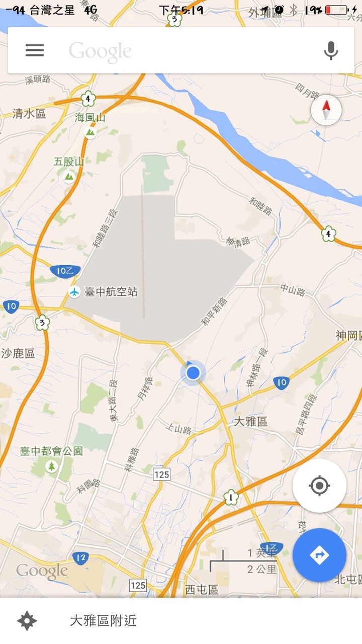 台灣之星在大台中地區收訊分享