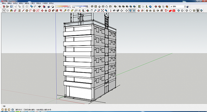 [分享] SKETCHUP 建築外觀模型建立