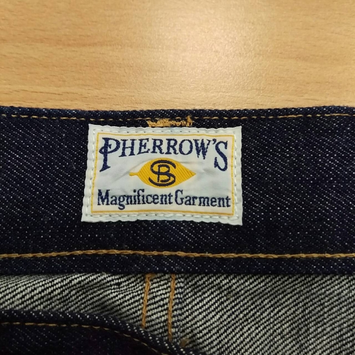 (開箱)Pherrow's 441 窄版原色牛仔褲
