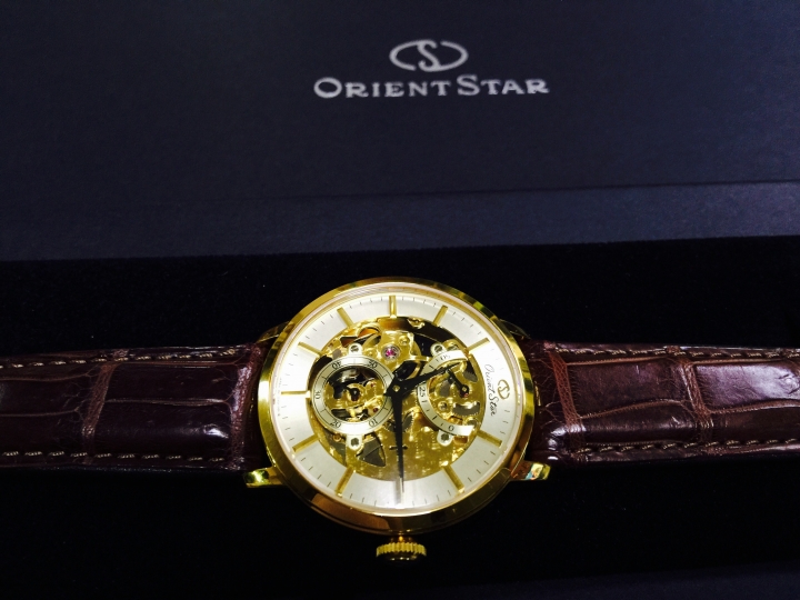 開箱 Orient Star skeleton
