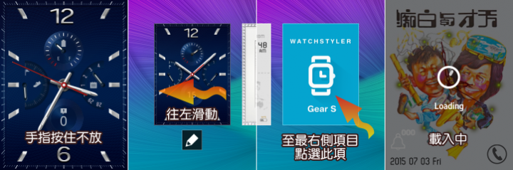 Samsung Gear S -- 我的 Eagles 錶面製作範例