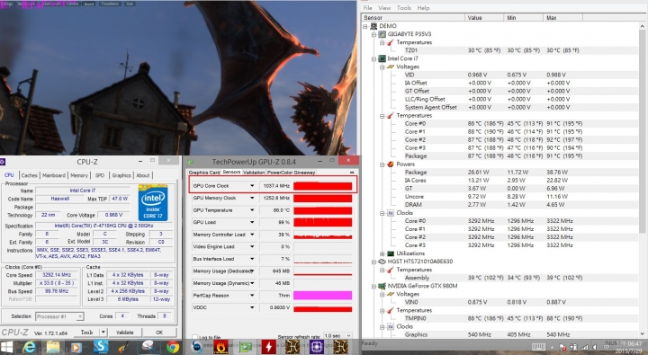 GIGABYTE P35X V3 燒機與遊戲測試(降頻流言終結者) Part2