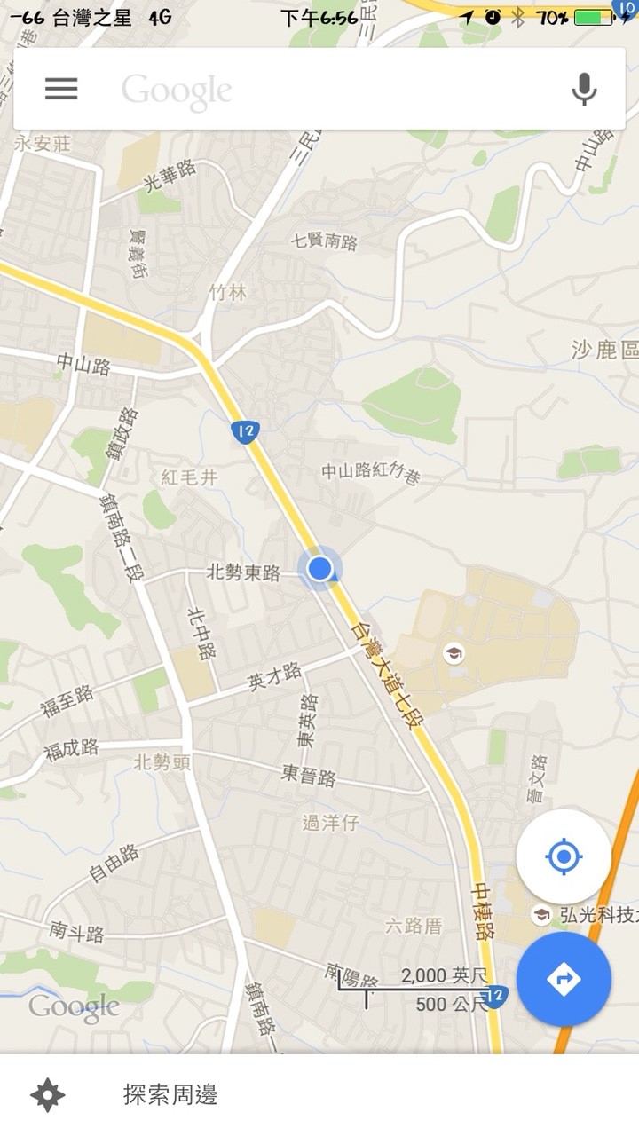 台灣之星在大台中地區收訊分享