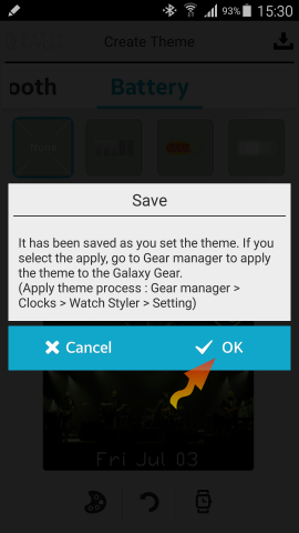 Samsung Gear S -- 我的 Eagles 錶面製作範例