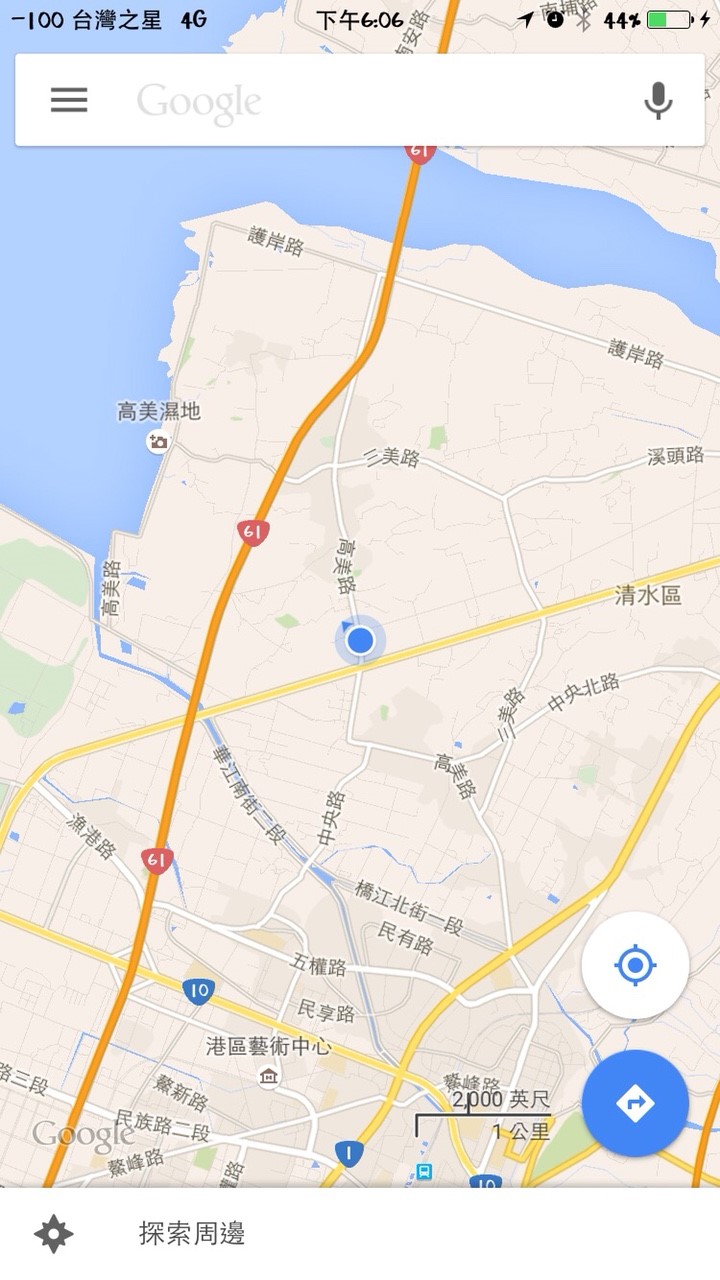 台灣之星在大台中地區收訊分享