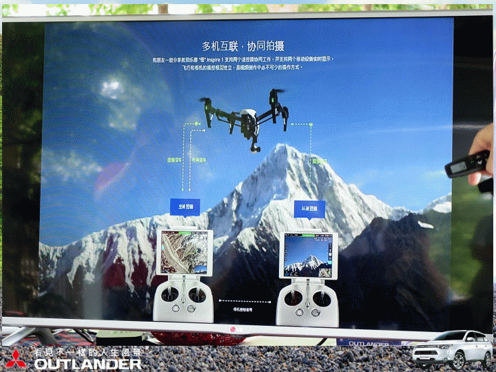 【體驗活動】Mitsubishi OUTLANDER 駕馭視界 DJI INSPIRE ONE 空拍機體驗會 台北場