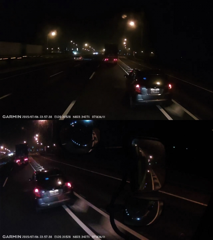 為什麼老是要插入兩台等速行駛的大車下閘道? 排隊很難嗎?