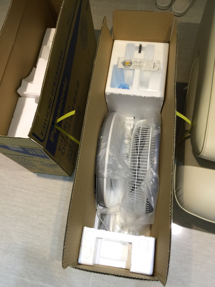 [開箱] 國際牌DC直流電風扇 F-H14/16 CND系列