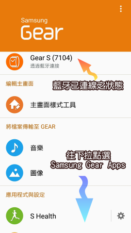 Samsung Gear S -- 我的 Eagles 錶面製作範例